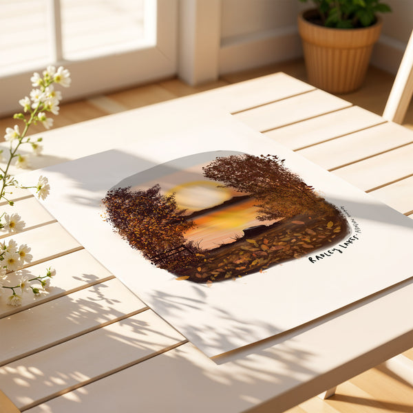 Radley Lakes Autumn leaves