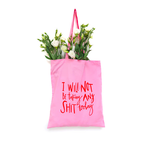 No shit today Tote Bag • No shit shopper