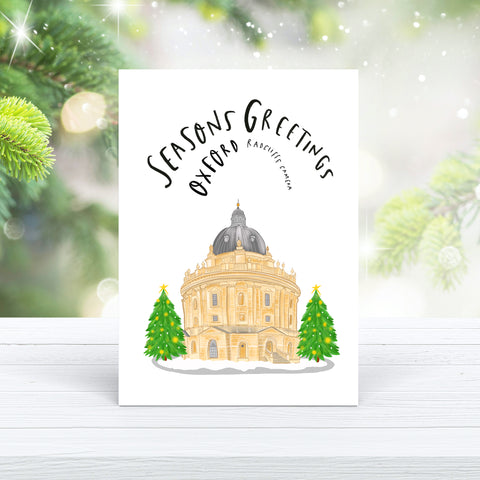 Oxford Radcliffe Camera Christmas card
