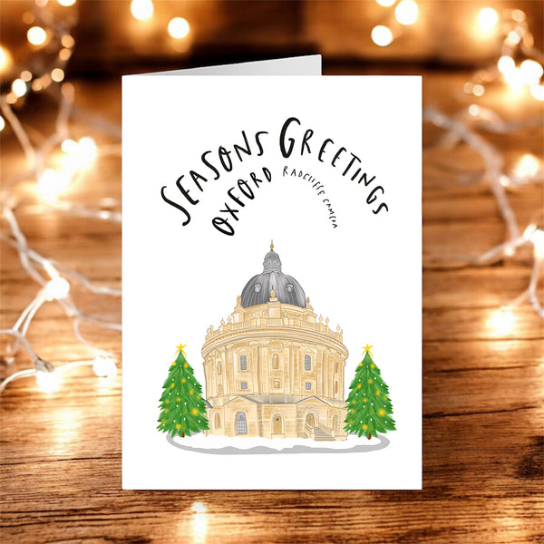 Oxford Radcliffe Camera Christmas card