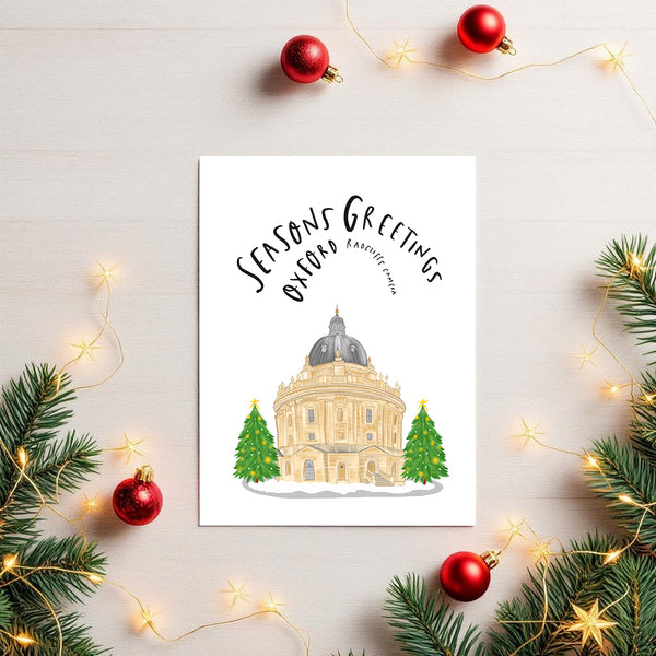 Oxford Radcliffe Camera Christmas card