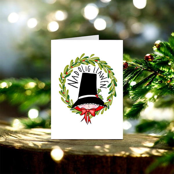 Nadolig Llawen Welsh Christmas card