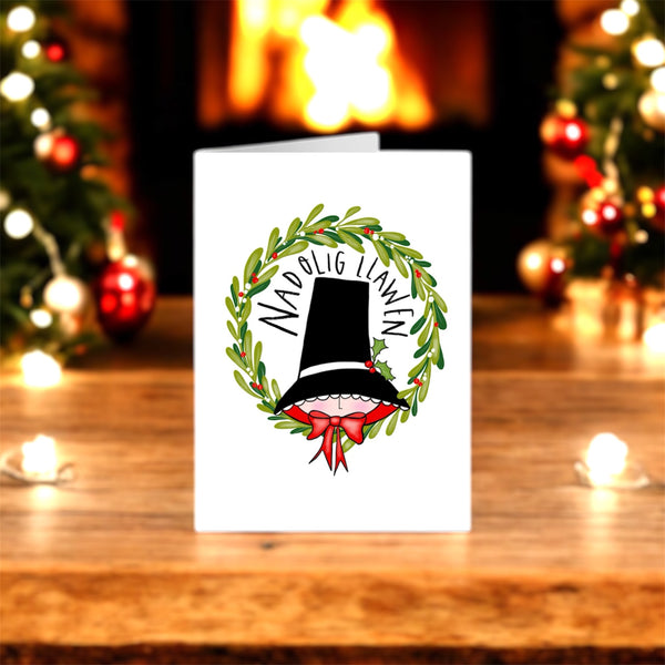 Nadolig Llawen Welsh Christmas card
