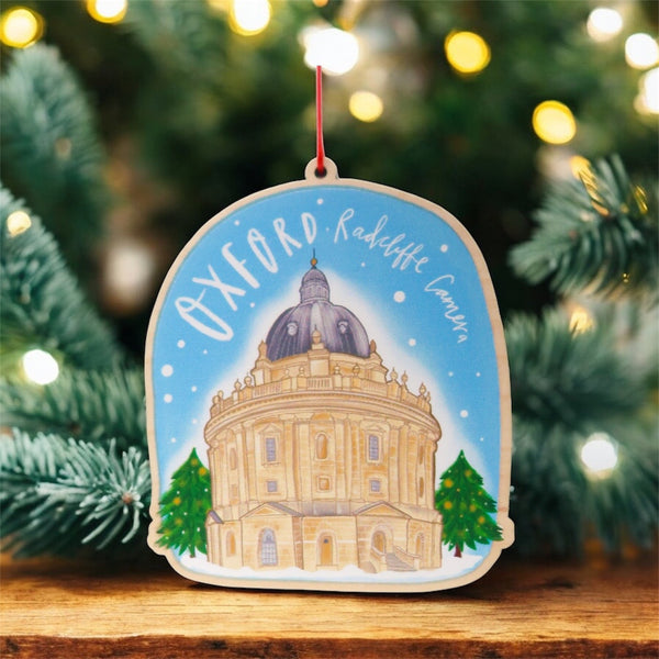 Oxford Radcliffe Camera Christmas decoration • Oxford Christmas tree decoration