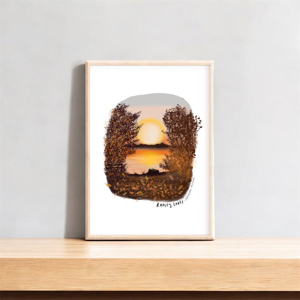 Radley Lakes Autumn leaves