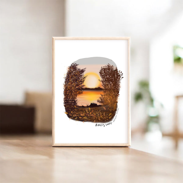 Radley Lakes Autumn leaves