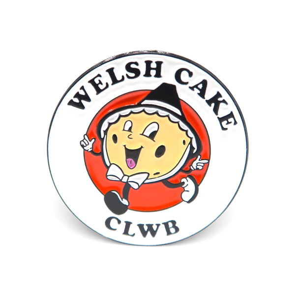 Welsh cake clwb enamel pin badge • Welsh badge • St Davids day pin - Hofficraft