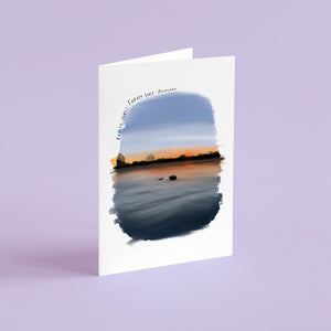 Radley Lakes Abingdon Sunset card