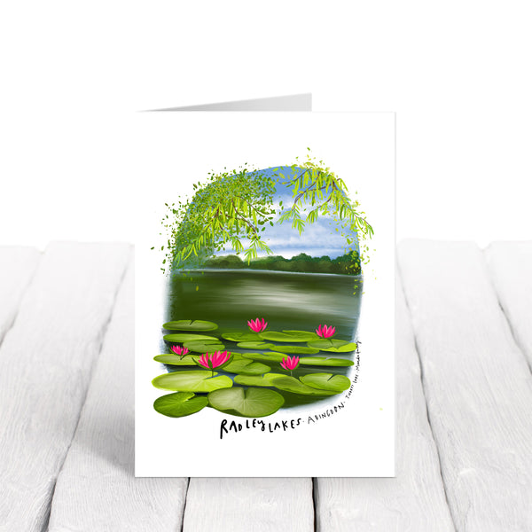 Radley Lakes Abingdon, Water lilies card