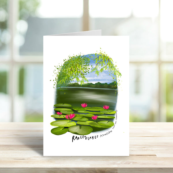Radley Lakes Abingdon, Water lilies card