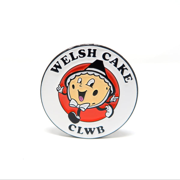 Welsh cake clwb enamel pin badge • Welsh badge • St Davids day pin - Hofficraft