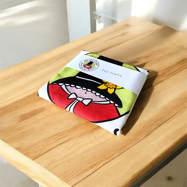 Welsh cake appreciation society tea towel