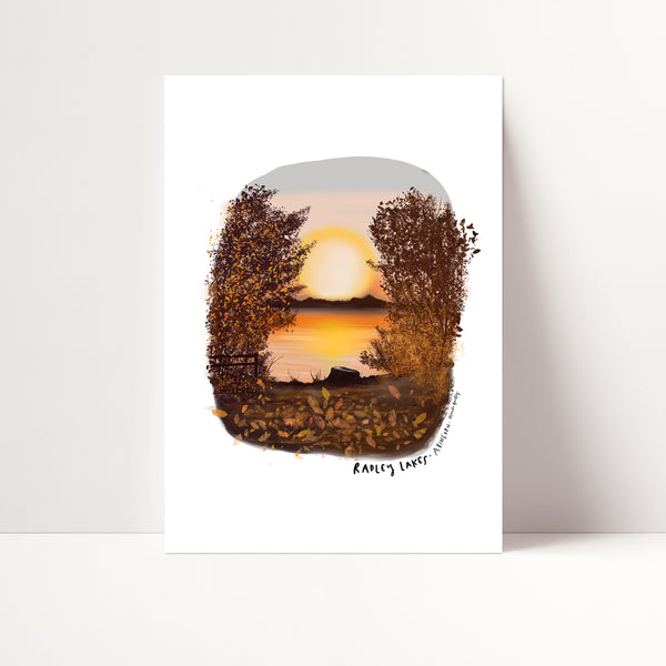 Radley Lakes Autumn leaves