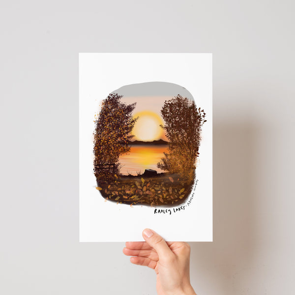 Radley Lakes Autumn leaves