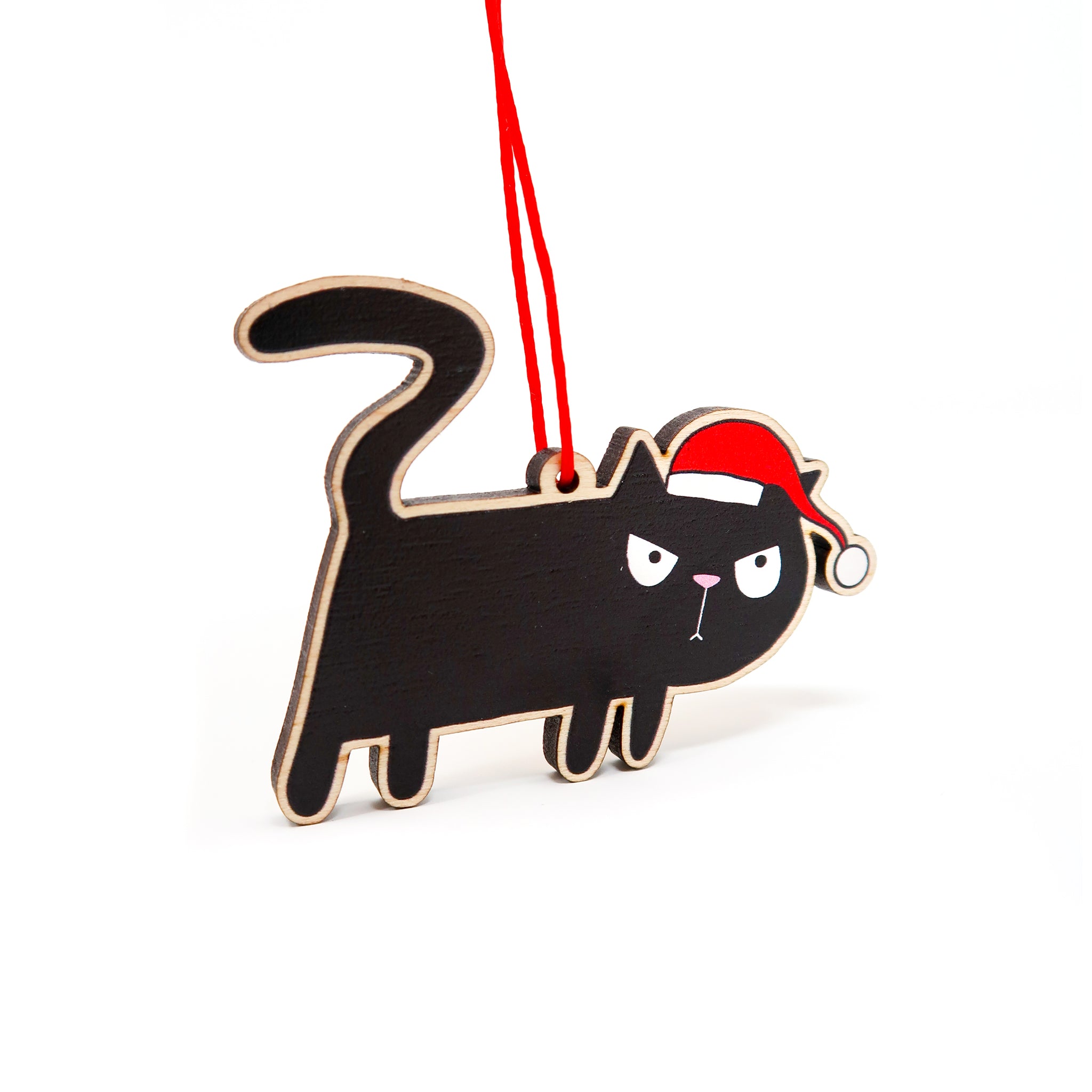 Grumpy cat Christmas decoration