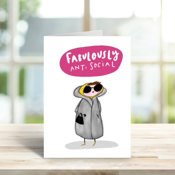 Fabulously Anti social card