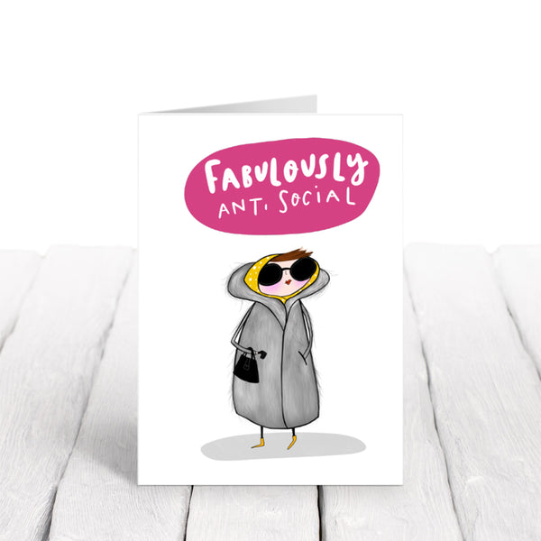 Fabulously Anti social card