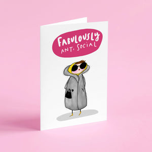 Fabulously Anti social card