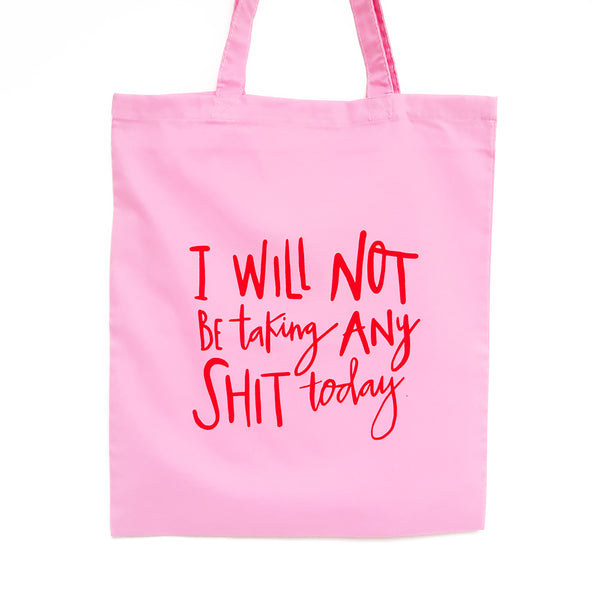 No shit today Tote Bag • No shit shopper