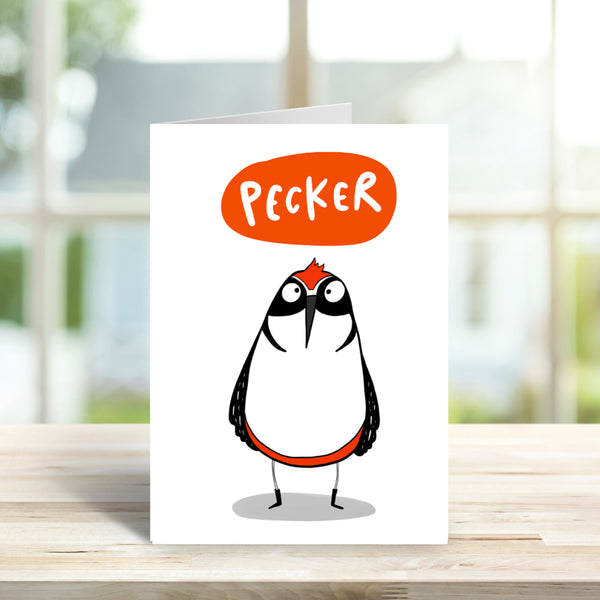 Woodpecker card