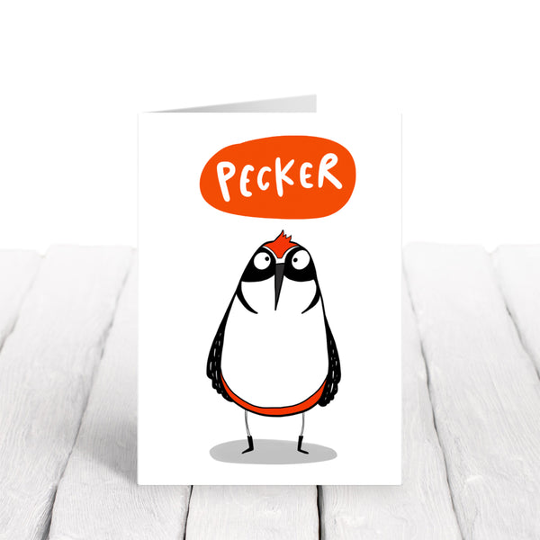 Woodpecker card