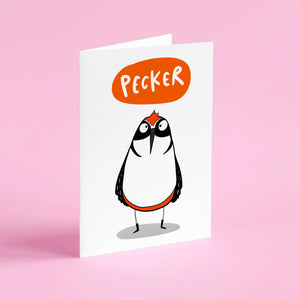 Woodpecker card