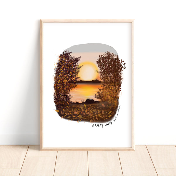 Radley Lakes Autumn leaves