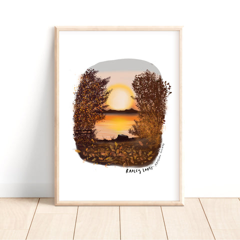 Radley Lakes Autumn leaves