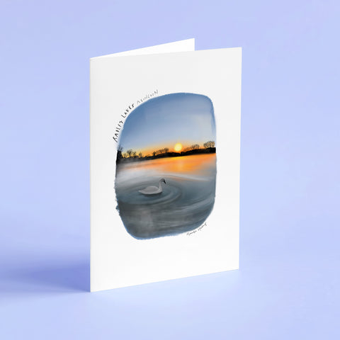 Radley lakes swan card