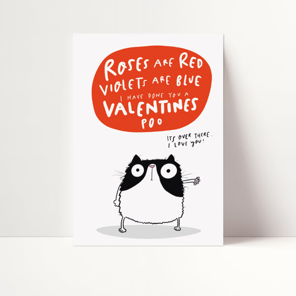 Cat Valentines card.