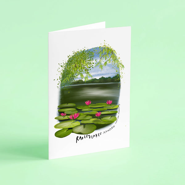Radley Lakes Abingdon, Water lilies card