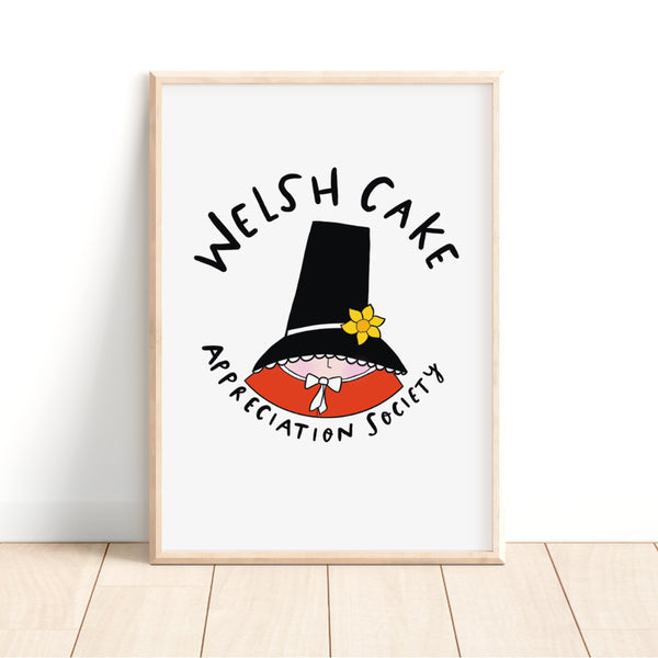 Welsh cake appreciation society print