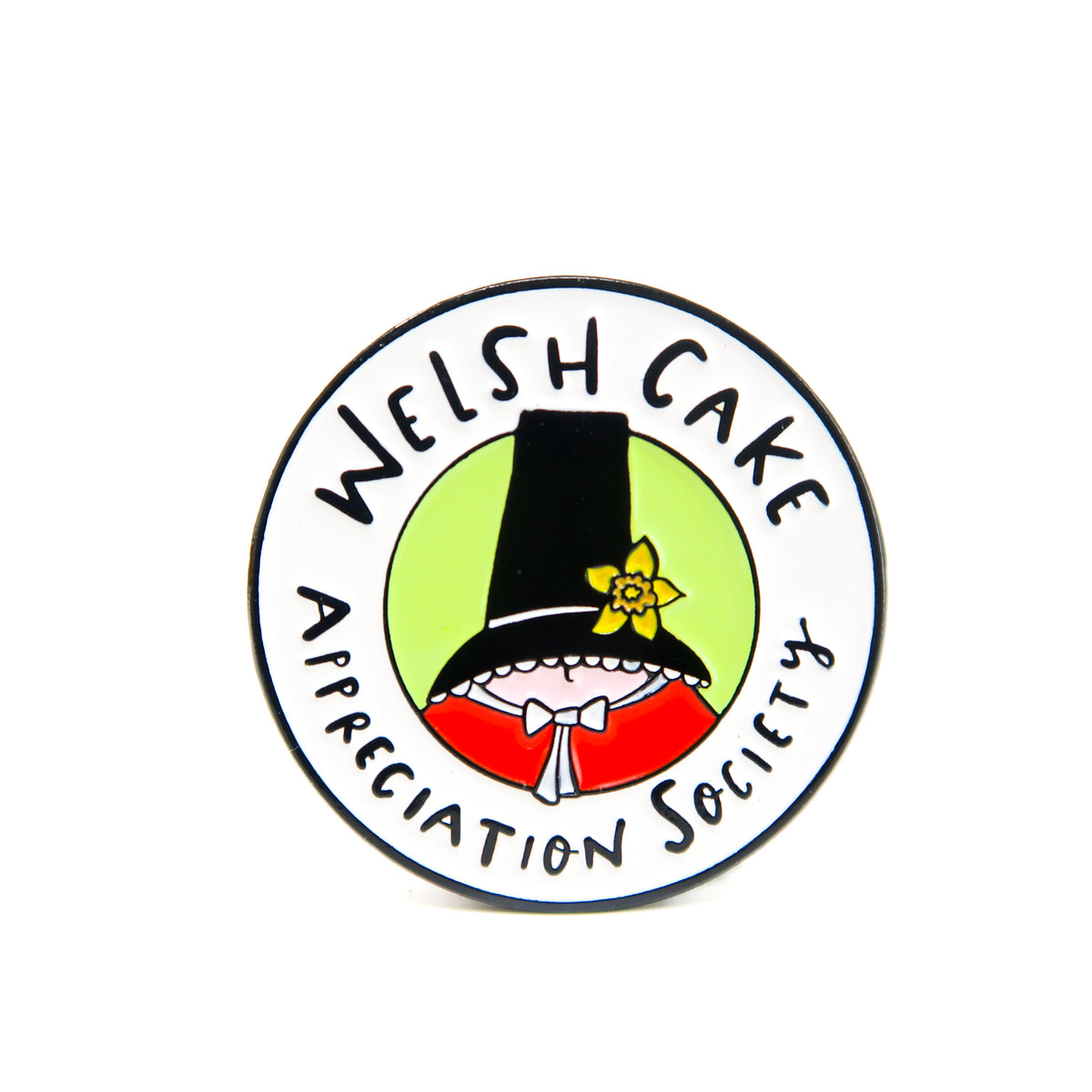 Welsh cake appreciation society enamel pin badge • Welsh lady pin ...