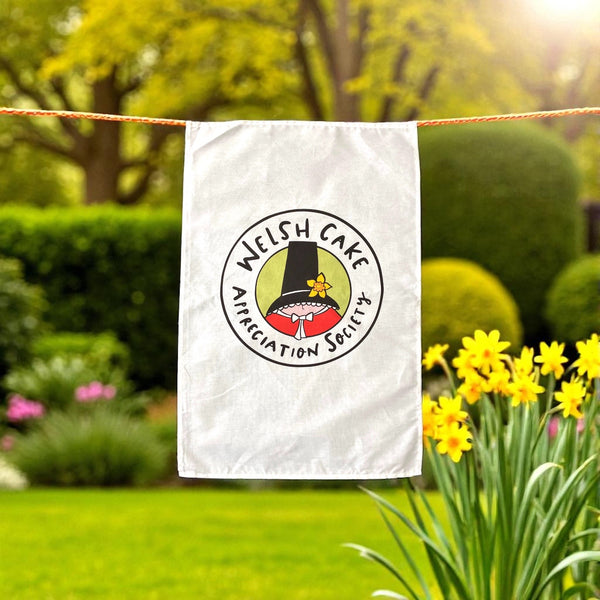 Welsh cake appreciation society tea towel