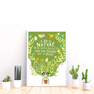 Nature wall print