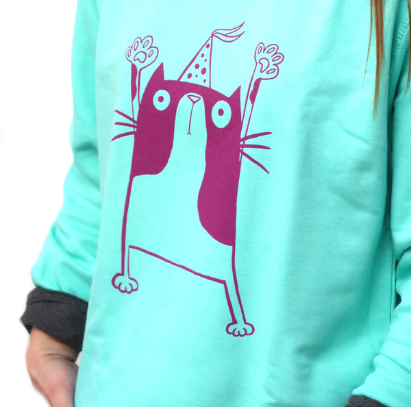 Party cat Sweatshirt
