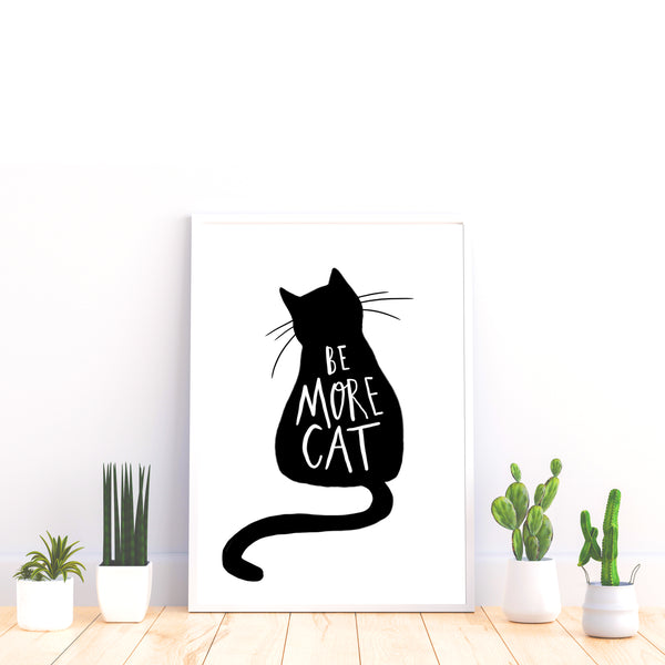 Be more cat print