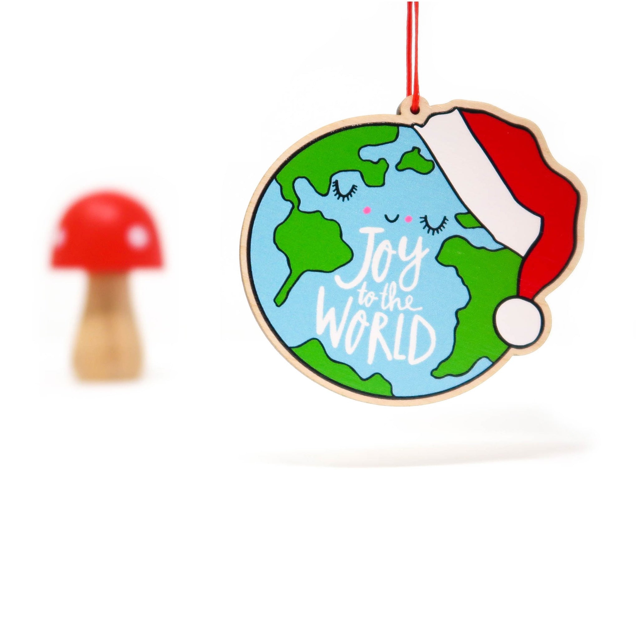 Joy to the World Christmas decoration.