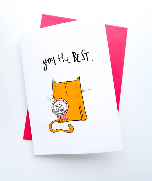 You the Best, Congratulations card - Hofficraft