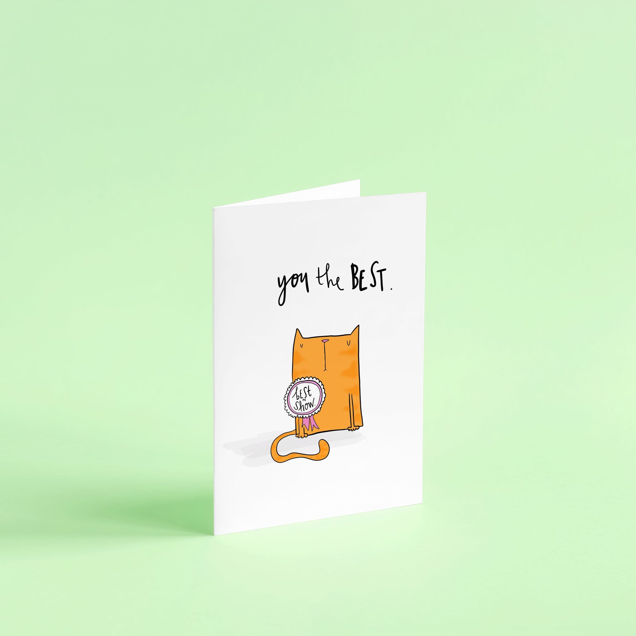 You the Best, Congratulations card - Hofficraft