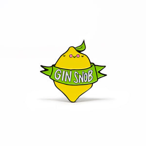 Gin Snob Enamel Pin Badge - Hofficraft
