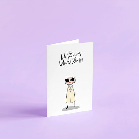 Audrey Hepburn Charade movie card - Hofficraft