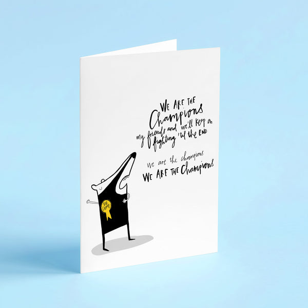 Celebration badger card - Hofficraft