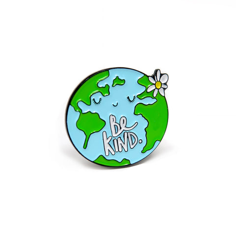 Be kind, World enamel pin badge - Hofficraft