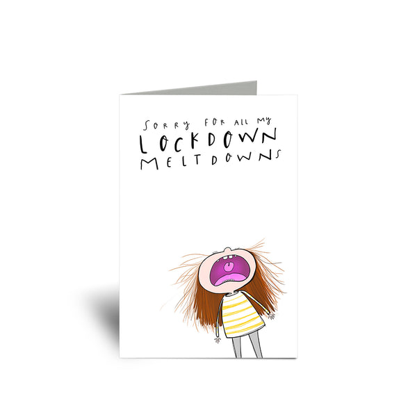 Lockdown Meltdown card - Hofficraft