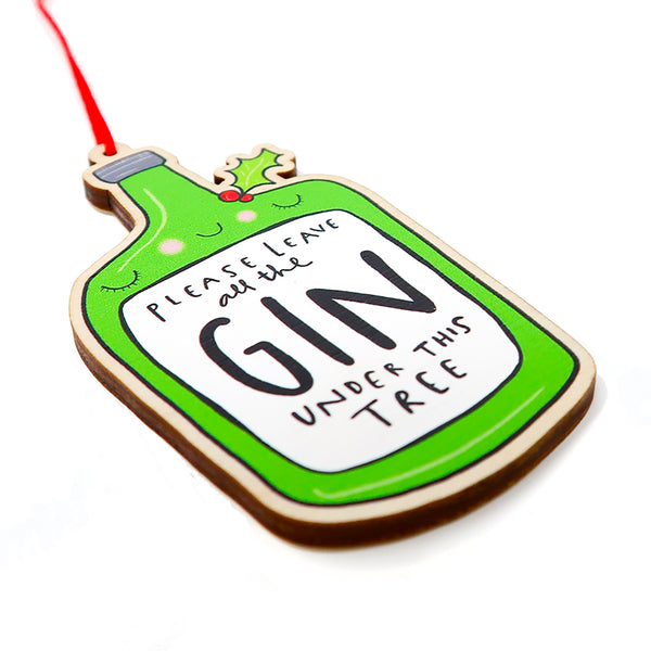 Gin Christmas decoration