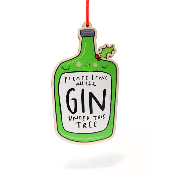 Gin Christmas decoration