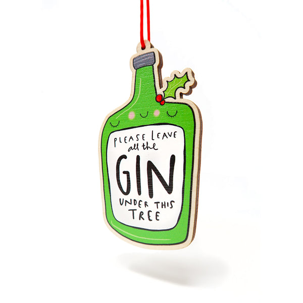 Gin Christmas decoration