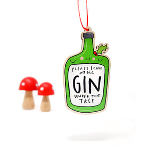 Gin Christmas decoration