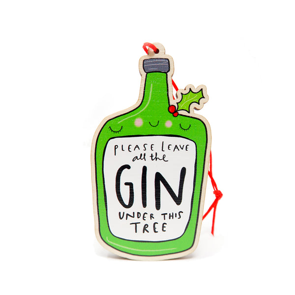 Gin Christmas decoration